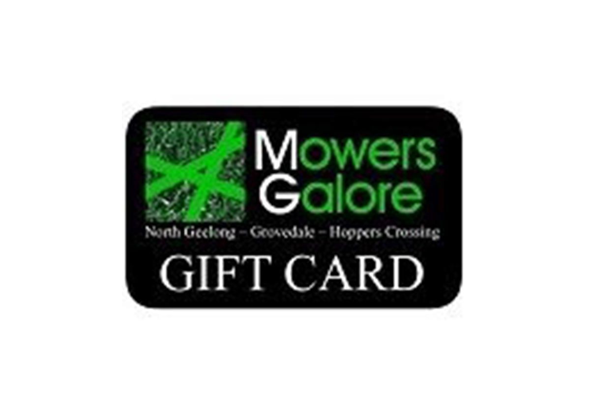 100 GIFT CARD MOWERS GALORE
