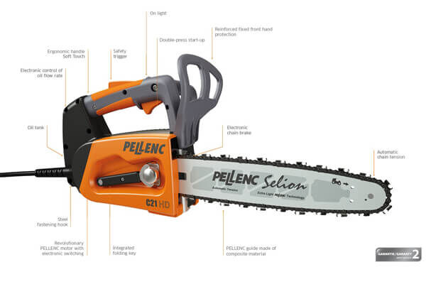 Pellenc Selion C21 HD Evo Commercial Battery Saw 