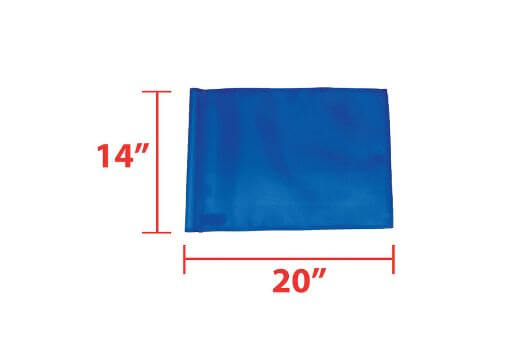 Flags 400 Denier Tube Style (blue)