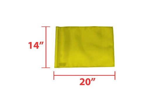 Flags 400 Denier Tube Style (yellow)