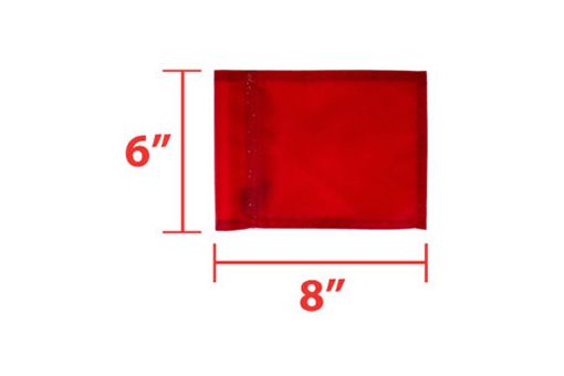 Plain Nylon Tube Flag (red)