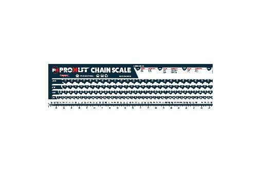Prokut Chainsaw Chain Measuring Chart Sticker