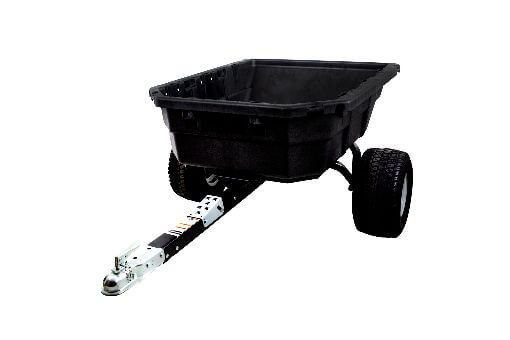 Trailer Poly Swivel Atv Dump Cart 12.5 Cu/ft Level Capacity / 15 Cu/ft Heaped Capacity