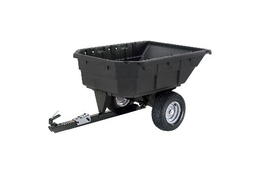 Trailer Poly Swivel Dump Cart 12.5 Cu. Ft. Level Capacity / 15 Cu. Ft Heaped Capacity