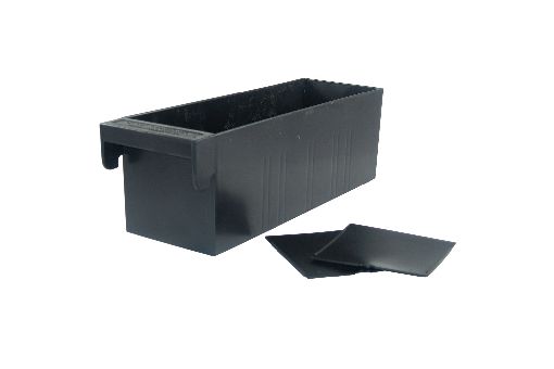 Stock Box Small Plastic Economy Model 300mm X 100mm Including Dividers