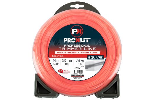 Prokut Trimmer Line Square Orange .120 3mm 1lb 44m Donut