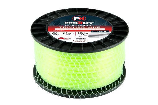 Prokut Trimmer Line Square Green .095 2.4mm 3lb 207m Spool