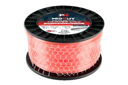 Prokut Trimmer Line Square Orange .120 3mm 3lb 132m Spool