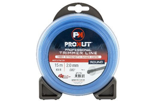 Prokut Trimmer Line Round Blue .080 2.0mm 49' 15m Teardrop