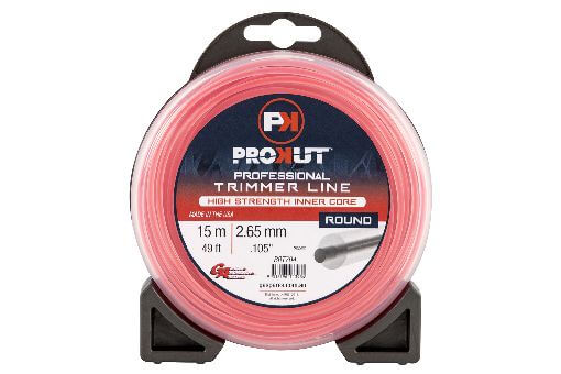 Prokut Trimmer Line Round Pink .105 2.65mm 49' 15m Teardrop