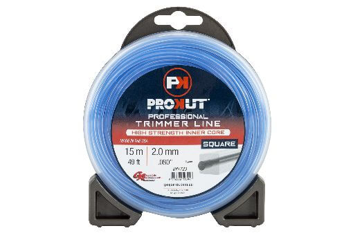 Prokut Trimmer Line Square Blue .080 2.0mm 49' 15m Teardrop