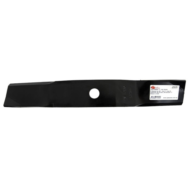 NON-GENUINE JOHN DEERE 17" BAR BLADE 3 X 48" CUT 7 - IRON DECK