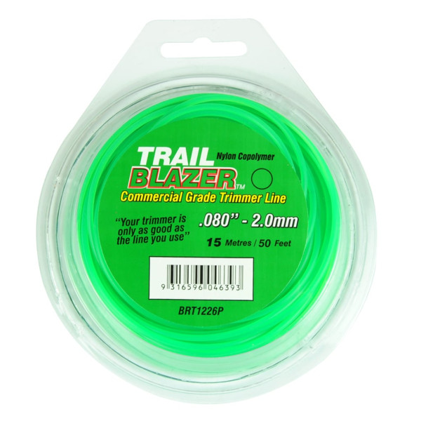 TRAIL BLAZER TRIMMER LINE .080" / 2.00MM TEARDROP LOOPS LENGTH 50'