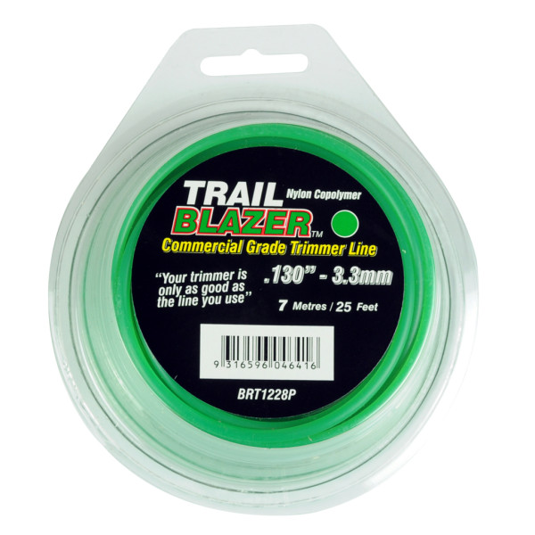 TRAIL BLAZER TRIMMER LINE .130" / 3.30MM TEARDROP LOOPS LENGTH 25'