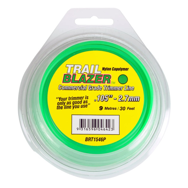 TRAIL BLAZER TRIMMER LINE .105" / 2.70MM TEARDROP LOOPS LENGTH 9M