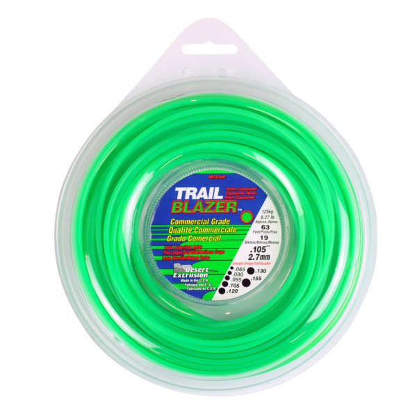 TRAIL BLAZER TRIMMER LINE .105" / 2.70MM DONUT LENGTH 19M