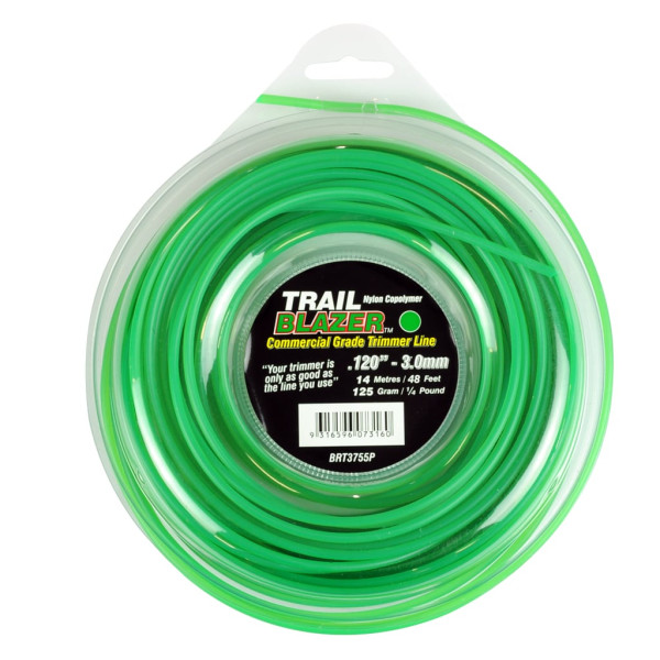 TRAIL BLAZER TRIMMER LINE .120" / 3.00MM DONUT LENGTH 14M