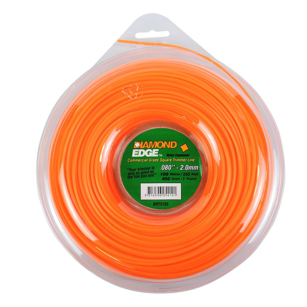 DIAMOND EDGE TRIMMER LINE .080" / 2.00MM DONUT LENGTH 108M