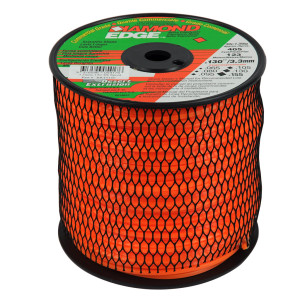 DIAMOND EDGE TRIMMER LINE .130" / 3.30MM SPOOL LENGTH 123M