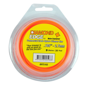 DIAMOND EDGE TRIMMER LINE .105" / 2.70MM TEARDROP LOOPS LENGTH 30'