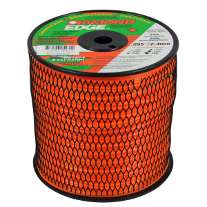 DIAMOND EDGE TRIMMER LINE .095" / 2.40MM SPOOL LENGTH 228M