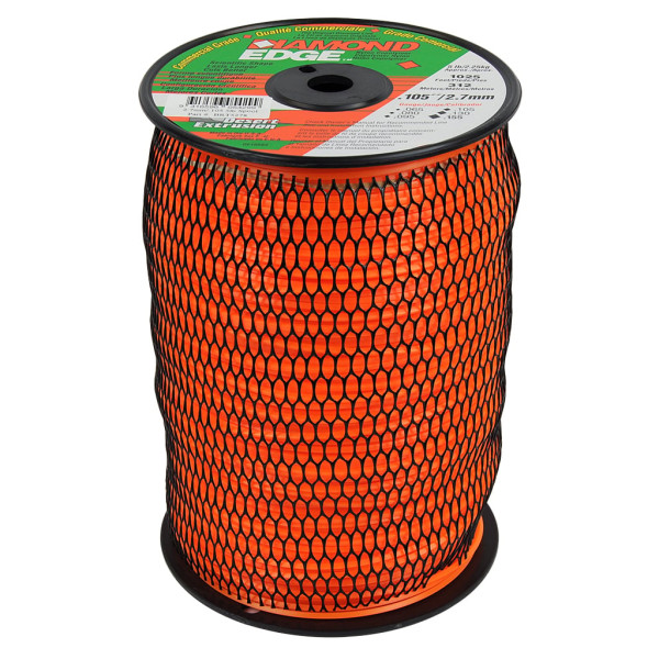 DIAMOND EDGE TRIMMER LINE .105" / 2.70MM SPOOL LENGTH 315M