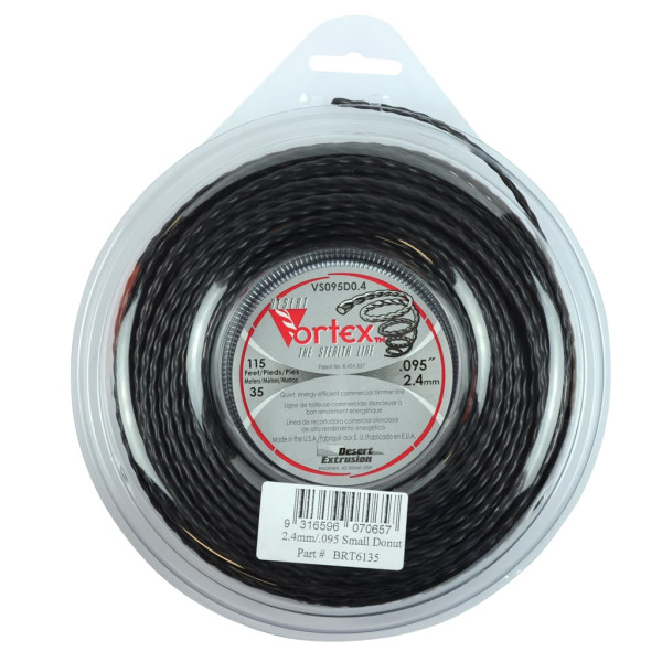 DESERT VORTEX TRIMMER LINE .095" / 2.40MM SMALL DONUT LENGTH 35M