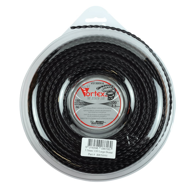 DESERT VORTEX TRIMMER LINE .130" / 3.30MM LARGE DONUT LENGTH 36M