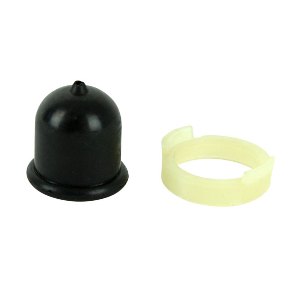 BRIGGS & STRATTON PRIMER BULB & RETAINER (WITH BREATHER HOLE)