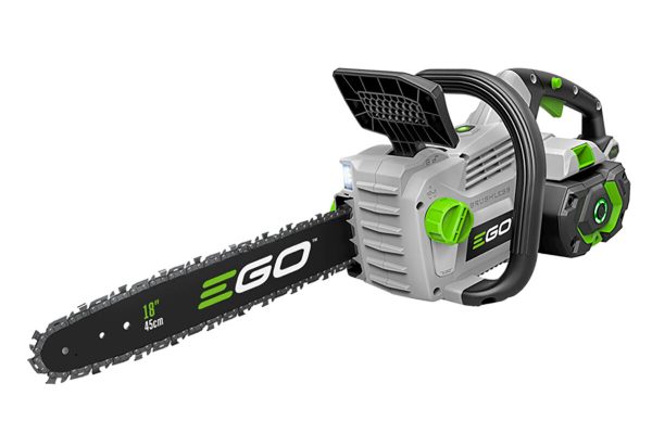 EGO POWER+ 56V 45cm Brushless Chainsaw 20m/s KIT Includes 5.0Ah Battery & Rapid Charger