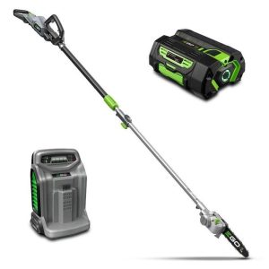 EGO POWER+ 56V Commercial Telescopic Power Pole plus Pole Saw Attachment KIT, Includes 5.0Ah Battery, Rapid Charger & Shoulder Strap