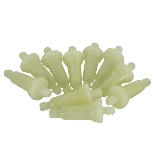 FUEL FILTER 85 MICRON FITS 1/4" BARBS pack of 10