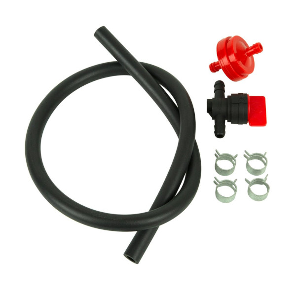 UNIVERSAL INLINE FUEL FILTER, TAP & HOSE KIT