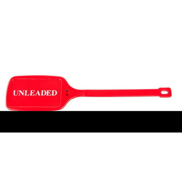 IDENTIFICATION & FUEL TAGS UNLEADED PLASTIC RED (10 PACK) PACK OF 10
