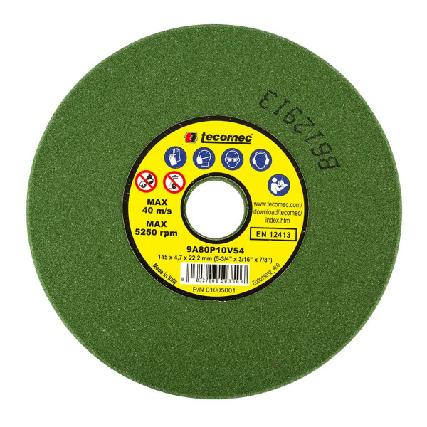 GRINDING WHEEL GREEN SUITS 3/8"& .404" 145 X 22.2 X 4.7