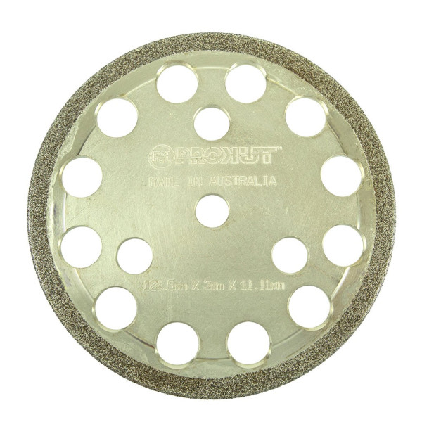 PROKUT CBN GRINDING WHEEL 125 X 3 X 11.1 SUITS 1/4", 3/8LP, .325" CHAIN