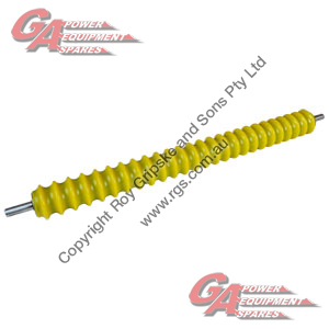 GROOVED 2.5" ROLL FRONT URETHANE HD 11LB