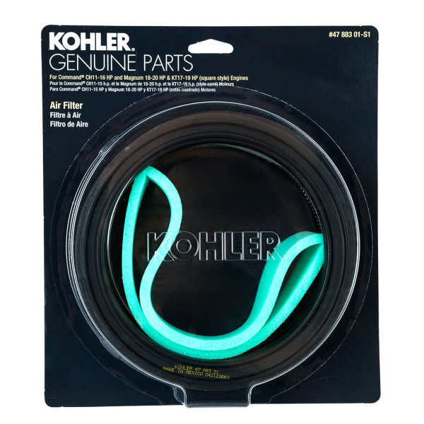 KOHLER AIR FILTER KIT SUITS M / K SERIES