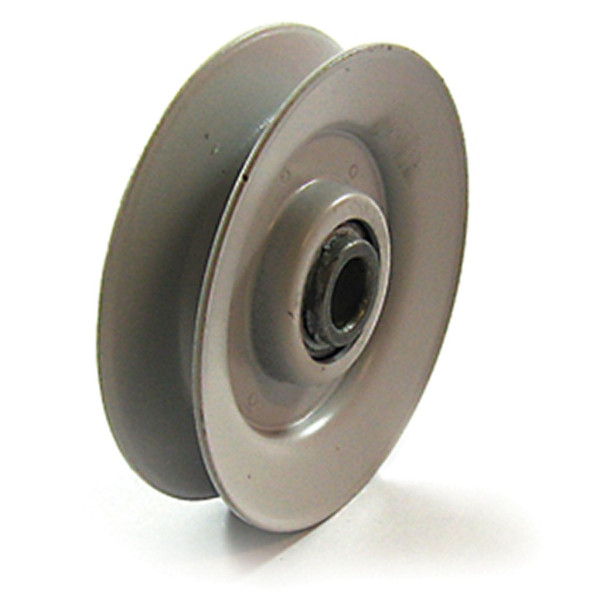 PULLEY V-IDLER STEEL (A 2-5/8") SUITS BOLENS/GILSON /JACOBSEN/MASSEY/ROPER/TORO