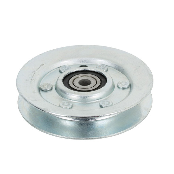 PULLEY V-IDLER STEEL (A 4") SUITS SNAPPER/GILSON/ JOHN DEERE/WHEELHORSE
