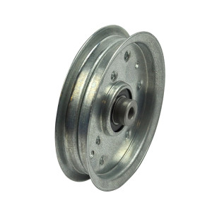 PULLEY FLAT IDLER (A 4-7/8") SUITS CUB CADET/ MTD YARDMAN & MACHINE/WHITE