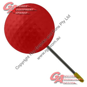 DIMPLE TEE MARKER ( RED)