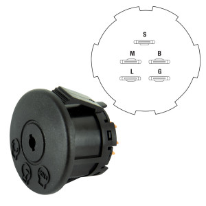 IGNITION SWITCH SUITS SELECTED JOHN DEERE / MTD