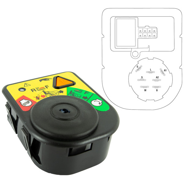 IGNITION SWITCH MANUAL PTO