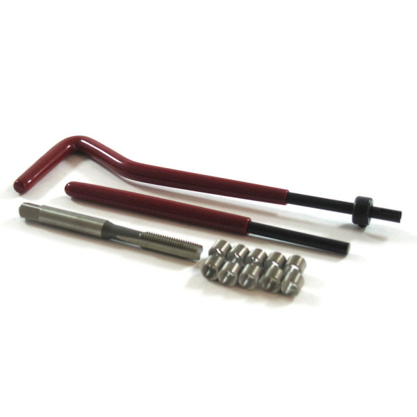 THREAD REPAIR KIT 14MM X 1.25 SPARK PLUG W/ TAP & INSERT TOOL