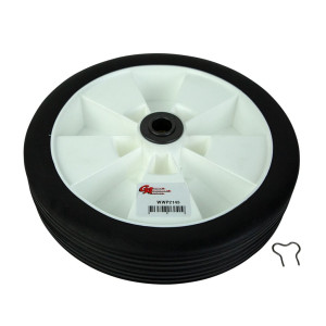 PLASTIC WHEEL ASSEMBLY 8" W/ BEARING & 9/16" BUSH SUITS SELECTED VICTA