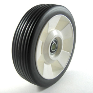 UNIVERSAL PLASTIC WHEEL 6" W/ WWP2382 BALL BEARINGS SUITS SELECTED FLYMO